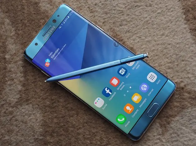 Se detiene la producción de Samsung Galaxy Note 7