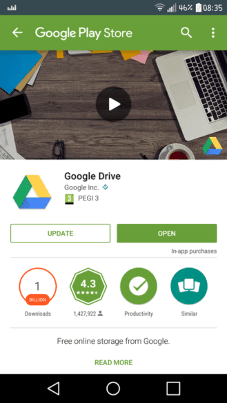 play store banner verde