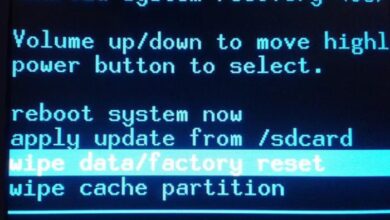 recovery android factory reset