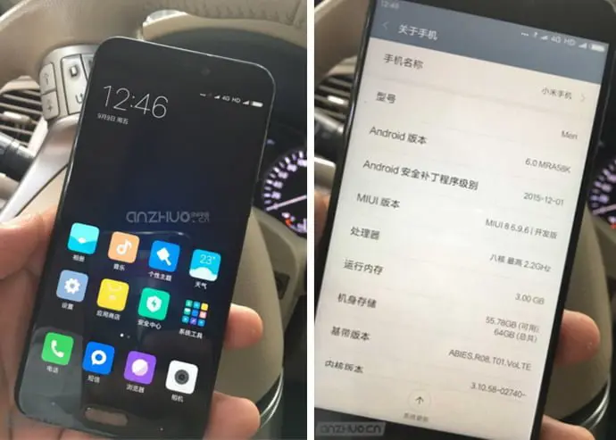 Filtración del Xiaomi Mi 5c muestra el nuevo gama media