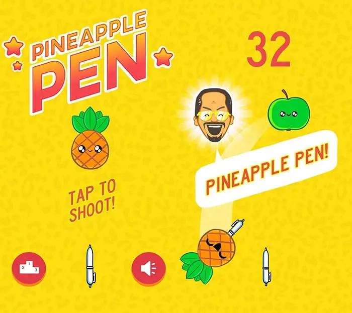 El juego de la canción viral Pineapple Pen llega a Play Store