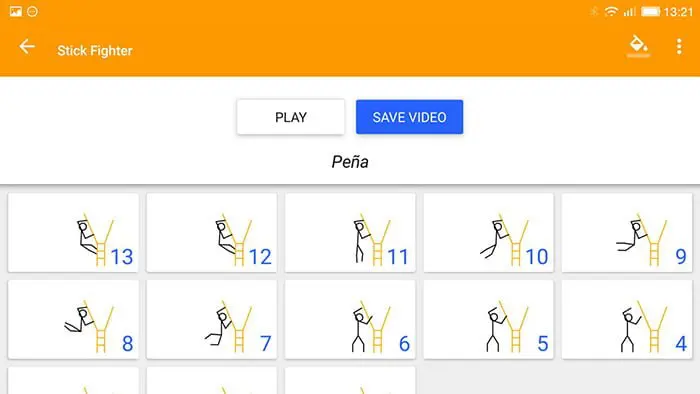 Crear animaciones en Android con Stick Fighter