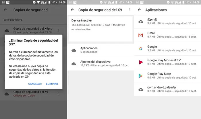 Cómo gestionar las copias de seguridad de Android en Google Drive