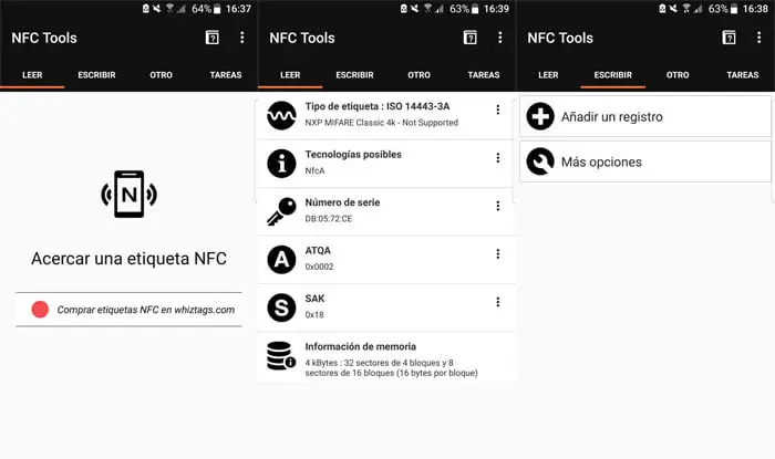 Cómo leer información de tarjetas NFC con un móvil Android