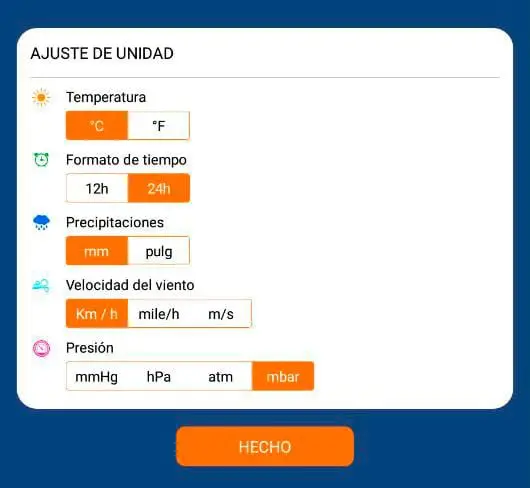 unidades el tiempo