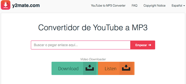 convertidor de youtube a mp3 mp4 gratis online