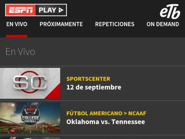 Crear una cuenta gratis de ESPN Play