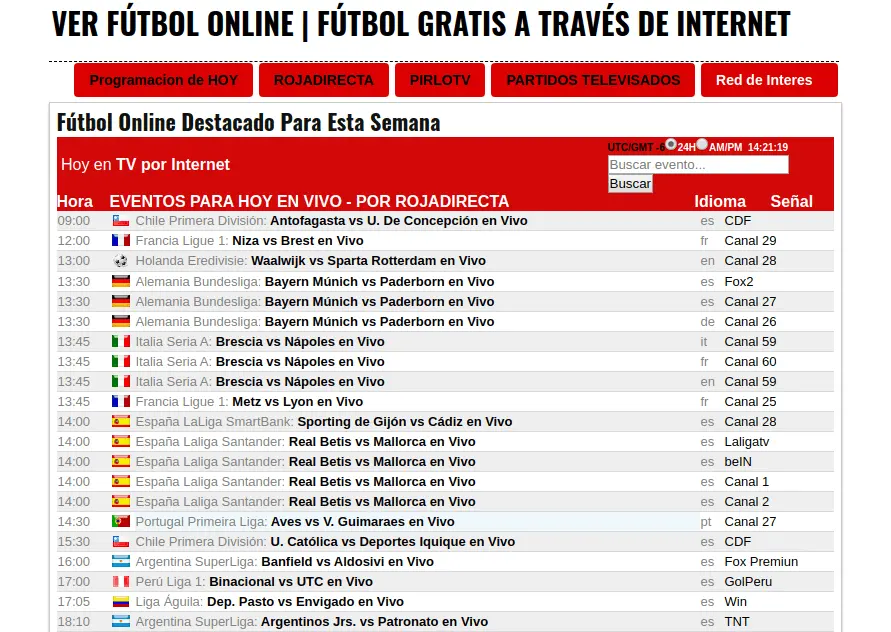 la mejor página para ver fútbol online gratis