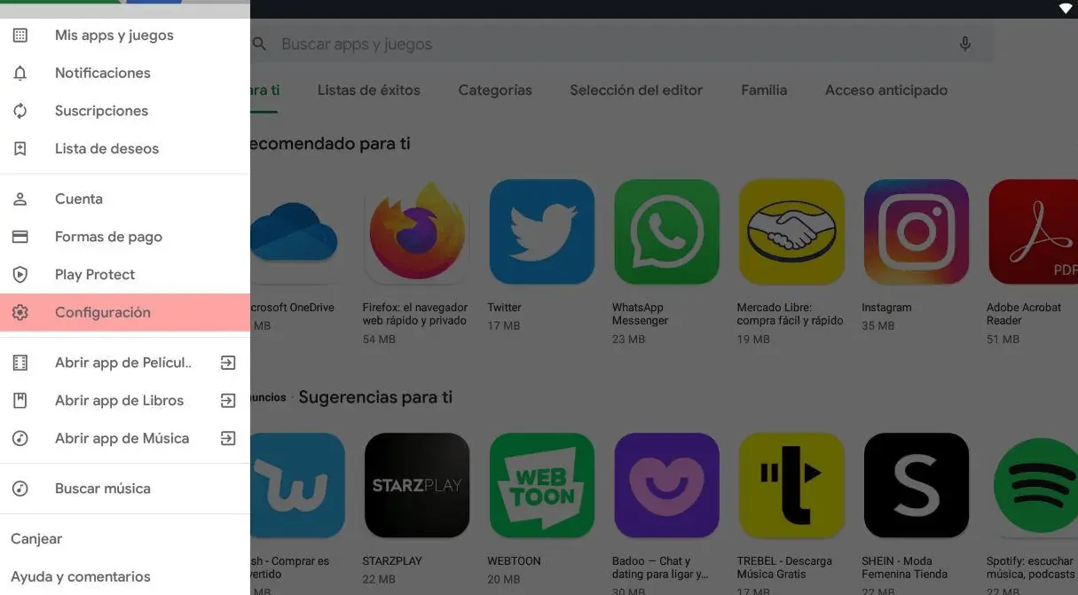 Así debes configurar play store en android