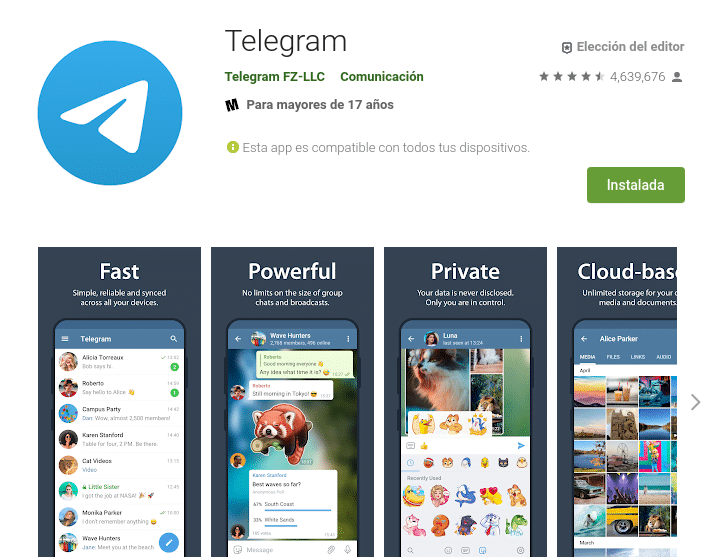 Por qué debes usar Telegram en Android