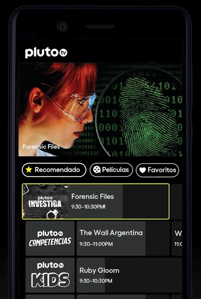 canales de tv y películas en Android con Pluto TV