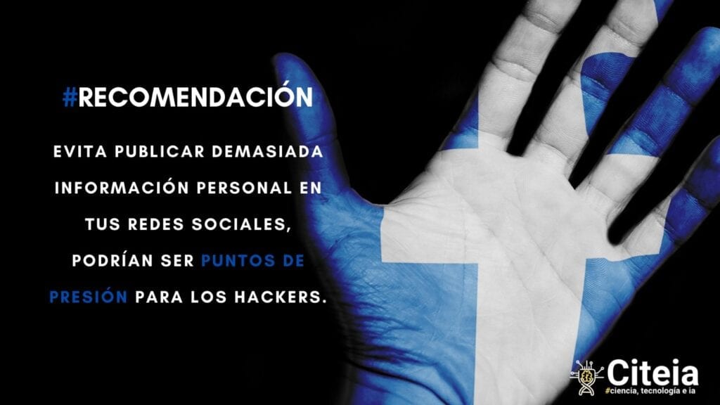 hackear facebook, evita publicar demasiada información personal en tus redes sociales.