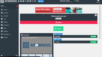 ¿Cómo crear un servidor de Minecraft en Aternos?